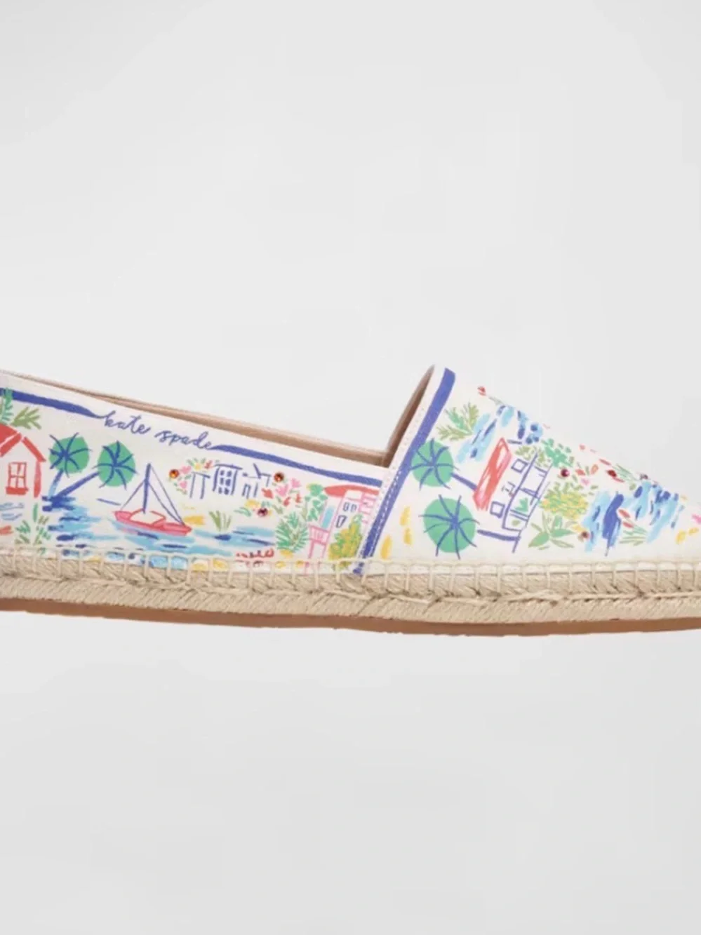 Kate Spade New York Coastal Vacation espadrille loafers NEW, size 11 hard 2 find